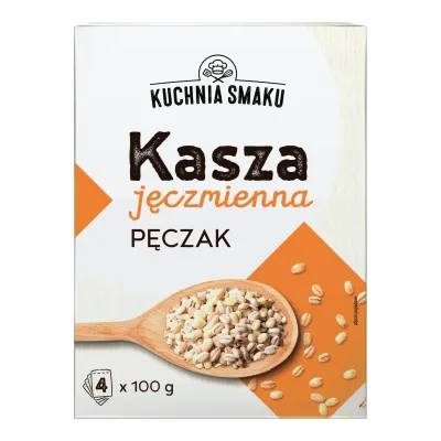 Kasza jęczmienna pęczak Kuchnia Smaku 4x100g
