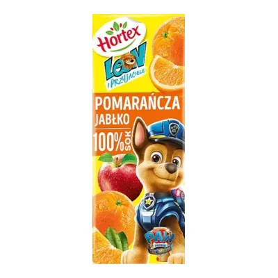 Sok pomarańcza jabłko Psi Patrol Hortex 200ml