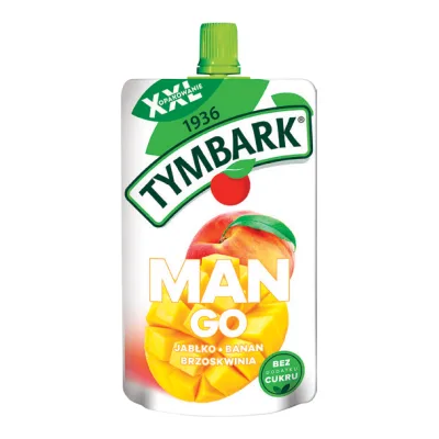 Mus jabłko banan mango brzoskwinia Tymbark 200g