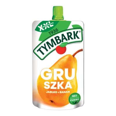Mus jabłko banan gruszka Tymbark 200g