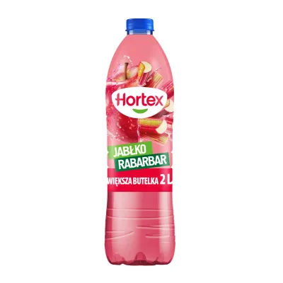 Napój niegaz. jabłko rabarbar Hortex 2l