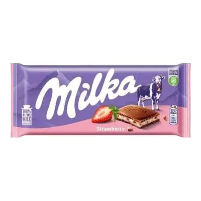Czekolada strawberry yoghurt Milka 100g