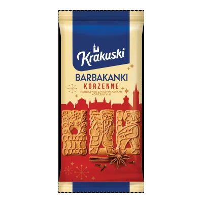 Herbatniki barbakanki korzenne Krakuski 200g
