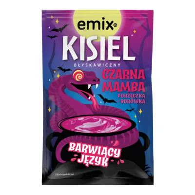 Kisiel błyskawiczny porzeczka borówka Emix 30g