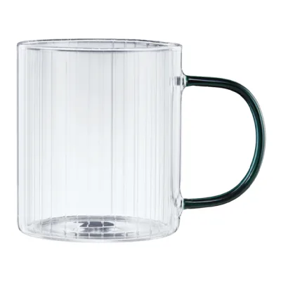 Kubek borokrzemowy z kolorową rączką 400ml