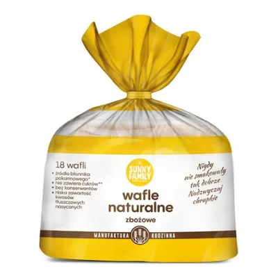 Wafle naturalne zbożowe Sunny Family 100g
