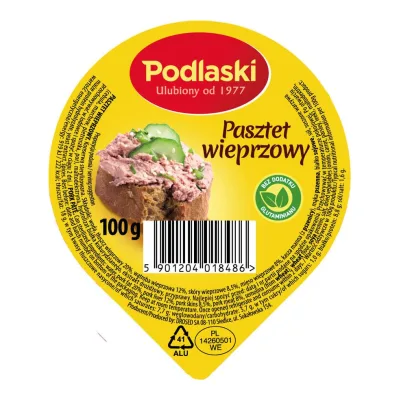Pasztet wieprzowy Podlaski Drosed 100g