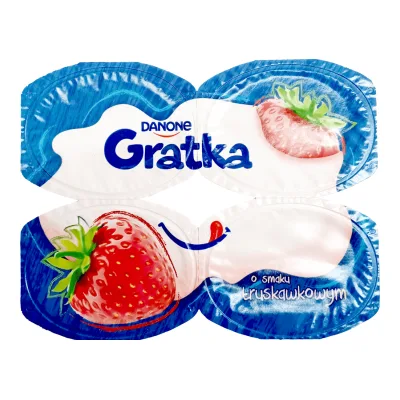 Deser o sm. truskawkowym Gratka 4x115g