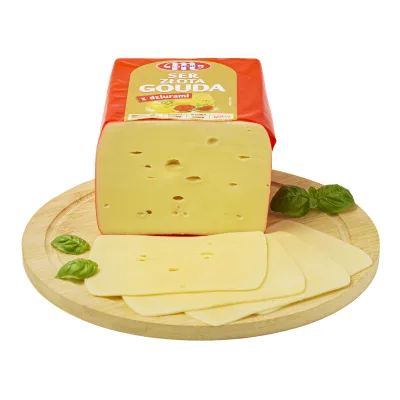 Ser Złota Gouda z dziurami Mlekovita kg