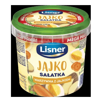 Sałatka warzywna z jajkiem Lisner 550g