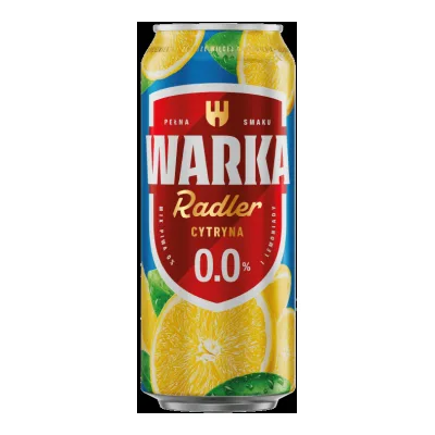 Piwo Warka radler cytryna 0,5l 0% puszka