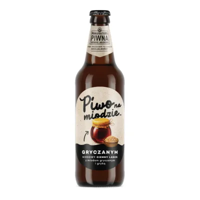Piwo na miodzie gryczanym 0,5l 5,2% but. bzzw.