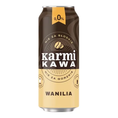 Piwo Karmi kawa wanilia 0,5l 0% puszka