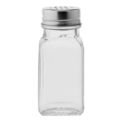 Przyprawnik szklany kwadrat 70ml