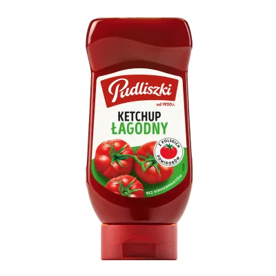Ketchup łagodny Pudliszki 480g