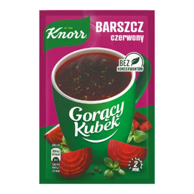 Zupa Gorący Kubek barszcz czerwony Knorr 14g