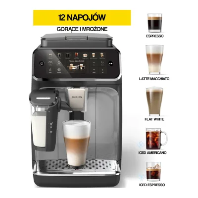 Ekspres PHILIPS LatteGo EP4446/70 (Silent Brew) Kawa mrożona