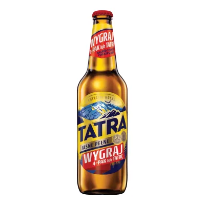 Piwo Tatra jasne pełne 0,5l 6% but. zw.