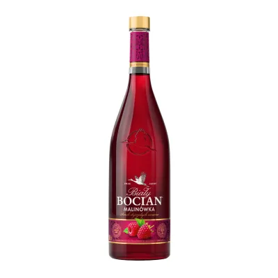 Likier Biały Bocian malinówka 0,5l 25%