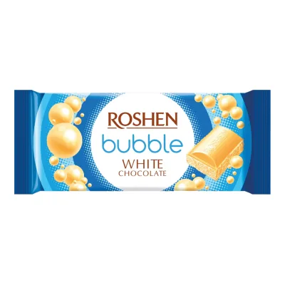 Czekolada biała bubble Roshen 80g